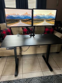 (ALL INCLUDED) MONITORS/DESK/MOUNT-LANDSCAPE/PORTRAIT/WUXGA/SCREENS/IPS/STAND/BLACK/SIT/ELECTRIC/WFH