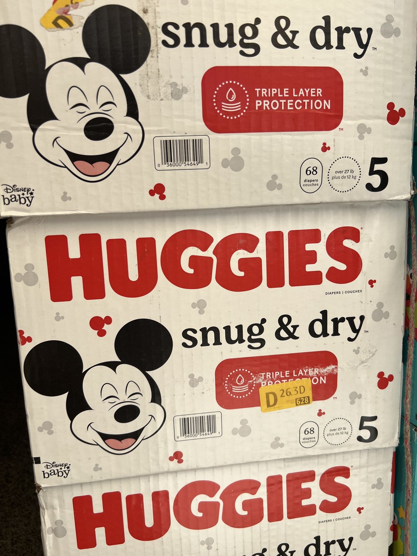 Huggies Snug Dry Size 5 (68 Counts )