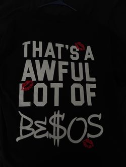 awful lot of cough syrup (besos tee)