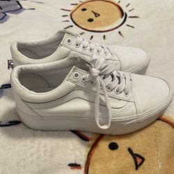 White Vans Platforms