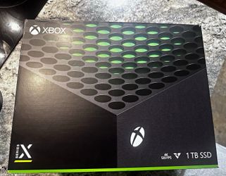Microsoft Xbox Series X 1TB Black Home Video Console 4K UHD Complete in Box.