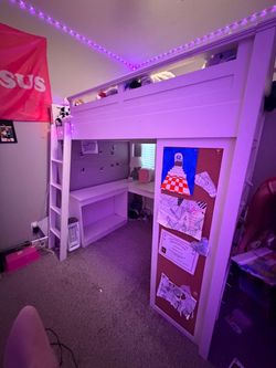 Pottery Barn Sleep & Study® Full Dresser Loft Bed
