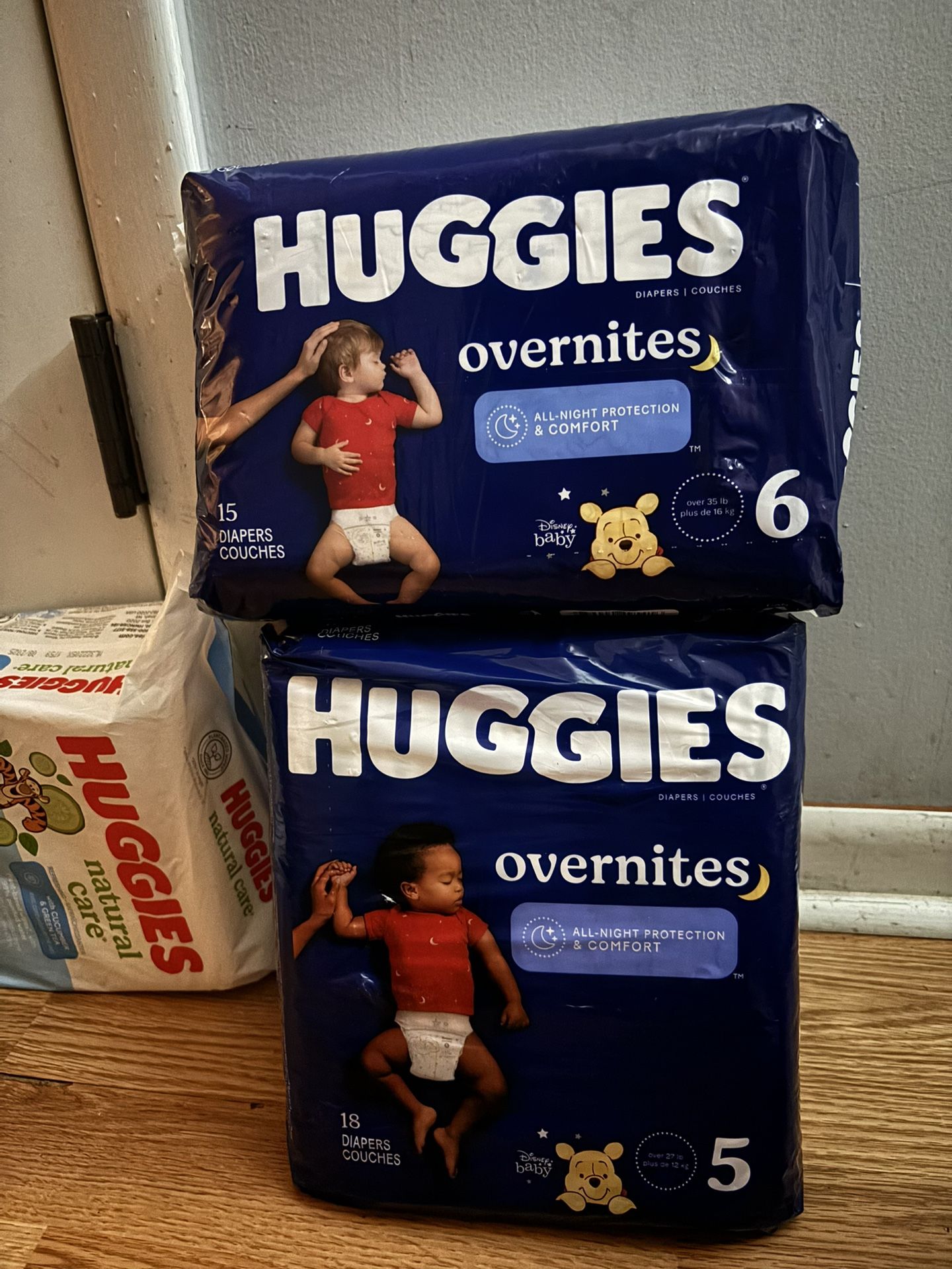 Huggies Over nite diapers 