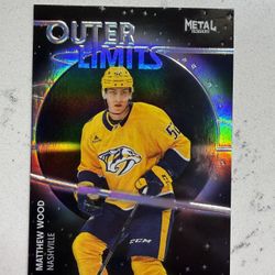 2025-26 Skybox Metal Outer Limits Matthew Wood - Predators 
