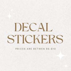 Decal Vinyl Stickers 