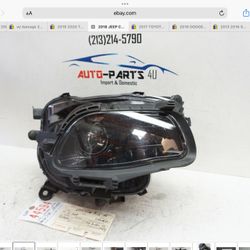 1 broken tab 2014-2018 JEEP CHEROKEE RIGHT PASSENGER HALOGEN HEADLIGHT 2015-2017 OEM UF44594