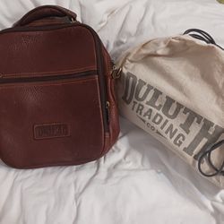 Duluth Leather Travel Bag- Never Used