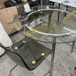 Round Table and Two Chair Set
