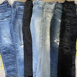 American Eagle Jeans Lot 