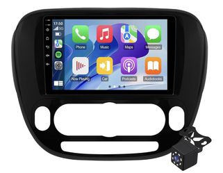 9 Inch Linux Touchscreen Car Radio Stereo for Kia Soul 2014-2019 with CarPlay/Android Auto Car Radio, Support Bluetooth,Backup Camera,SWC,FM Radio,Dua