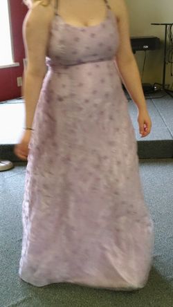 Floral lavender dress