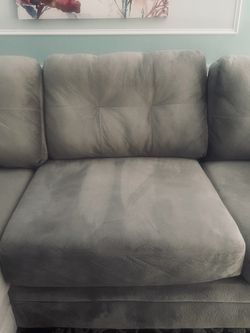 Great Value for this Grey Color Sectional Sofa