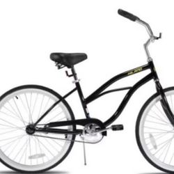 HILAND Women's 26 Inch Beach Cruiser Bike