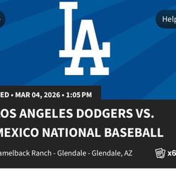 Dodgers Vs Mexico - Wed Mar 4