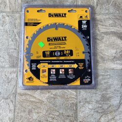 Brand New Dewalt DW3112 10” 24T Construction Saw Blades $25 Each