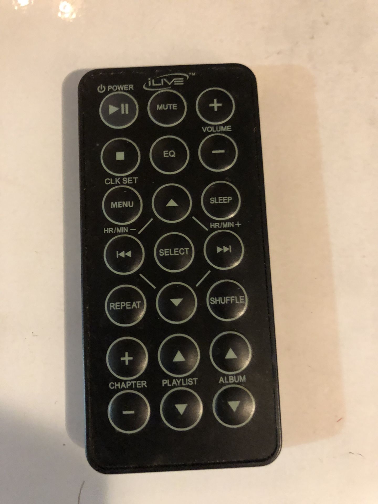 Ilive Docking Station Remote Control / Remote Control Only No Docking Station