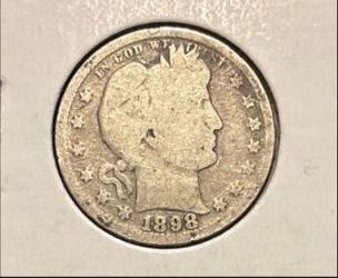 1898 Barber Quarter *Silver*