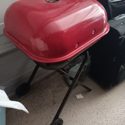 Red large BBQ