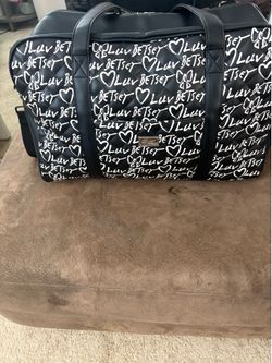 Betsy Johnson duffle bag
