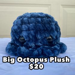 Crochet Big Octopus Plushie