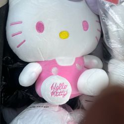 🌸 Adorable Hello Kitty Plushies – Perfect Gift for Any Fan! 🌸  $20 • $25 • $30 – Sizes & Styles Vary