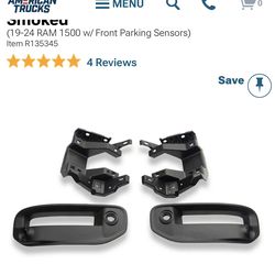 2021 Ram 1500 LED Fog Lights with LED DRL; Smoked