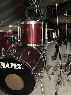 Mapex 4 Piece  Drum set With All Cymbals & Hardware $500 Or Best Reasonable Offer 