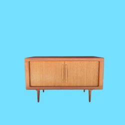 Danish modern teak credenza