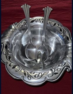 Salad bowl “METAL” 3 piece