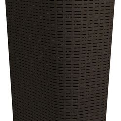 Mind Reader 40 Liter Slim Laundry Basket, Laundry Hamper with Cutout Handles, Washing Bin, Dirty Clothes Storage, Bathroom, Bedroom, Closet, Brown No 