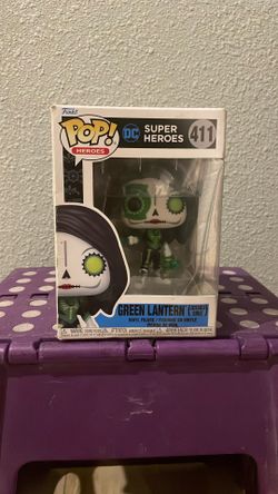 Green Lantern-DÃa De Los Muertos- Multicolor- Funko Pop