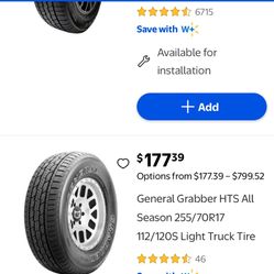 Brand New  17 Inch Truck Tire And Rim 