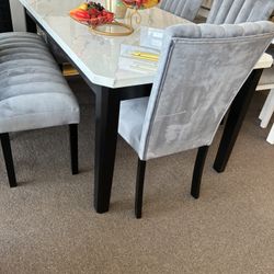 6pc Dining Room Table Set 
