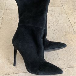 High Suede Boots