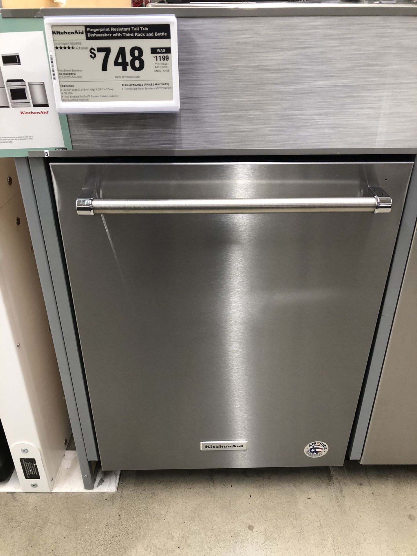 KitchenAid Ultra Quiet Dishwasher - New in Box