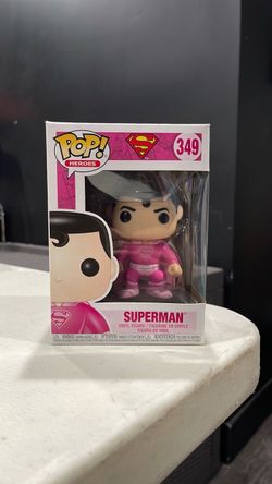FUNKO POP! DC HEROES 349 SUPERMAN PINK BCRF BREAST CANCER AWARENESS FIGURE Brand