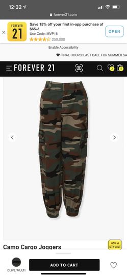 Camo joggers