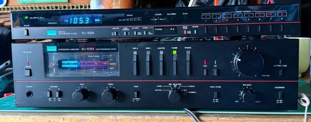 Vintage Sansui AU-D55X Integrated Amplifier & TU-S55X Tuner