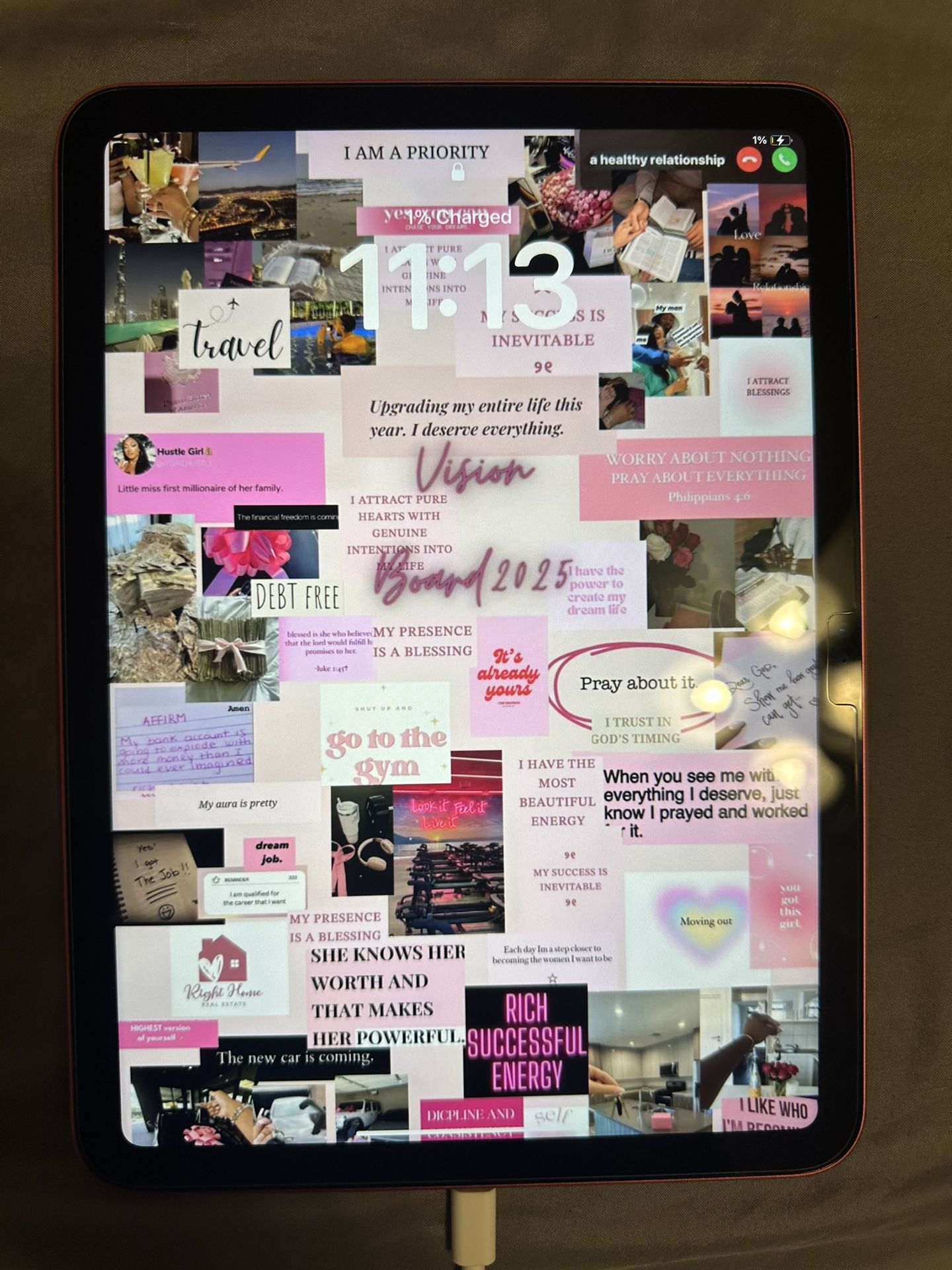 iPad A16 Pink