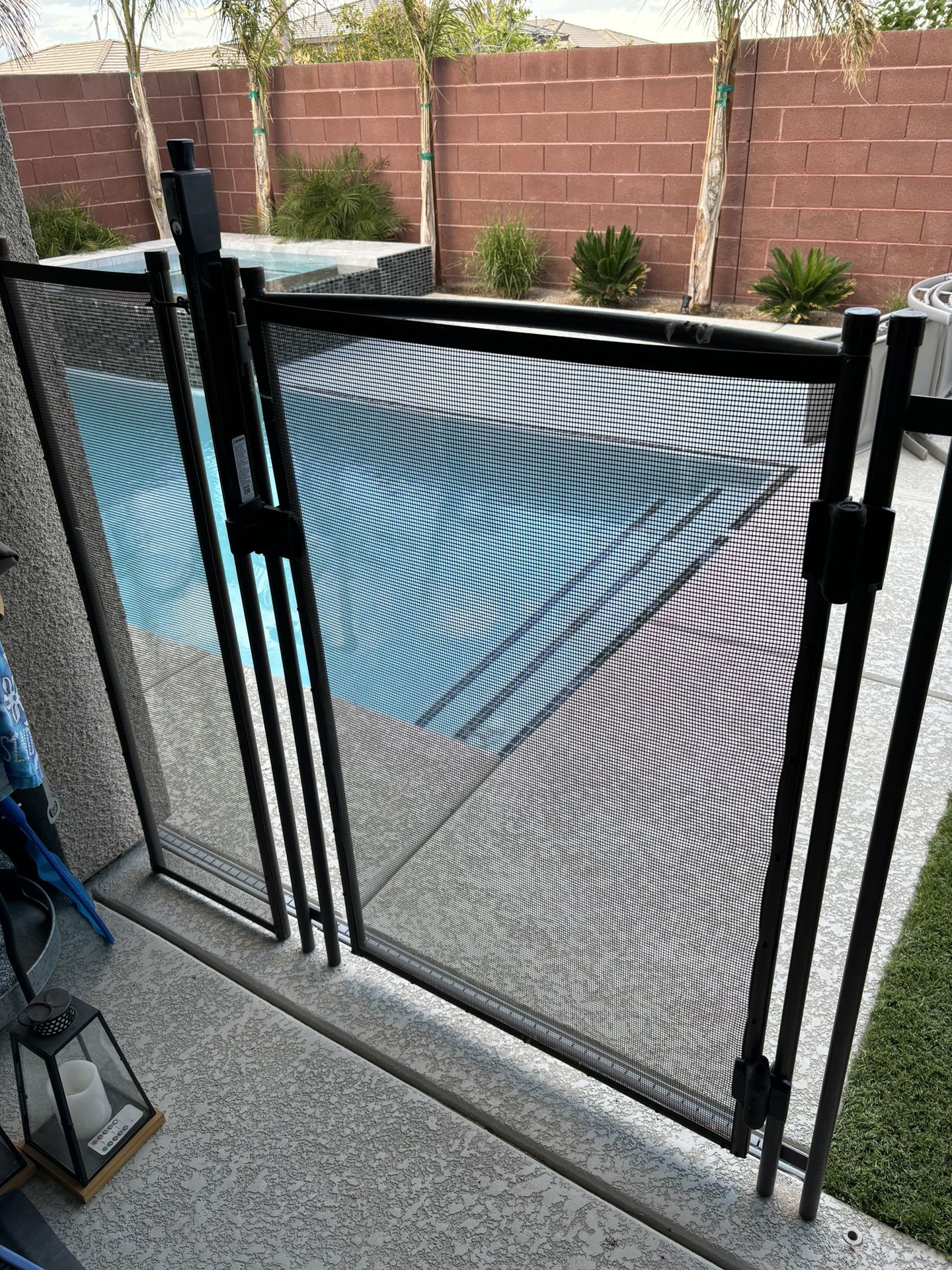 Pool Fencing With 2 Gates 