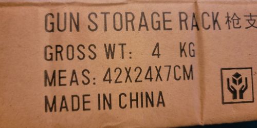 Gun storage rack