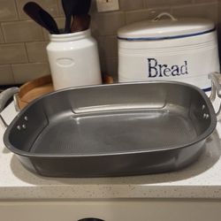 Nonstick 18-inch by 15-inch Oval Roaster with Rack