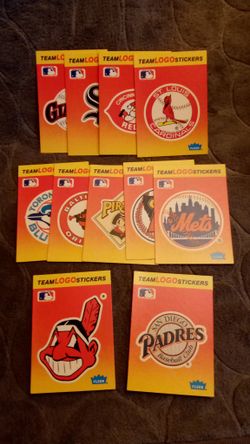 Wade Boggs Jiffy & Baseball Logo Stickers Lot