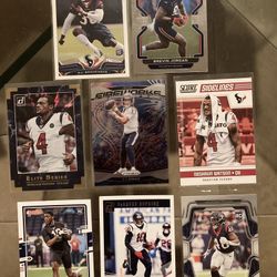 Houston Texans 8 card lot 2024 Panini Prizm C.J. Stroud Fireworks ,& more rookies & star cards , good condition.