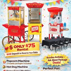 Popcorn Machine – $25