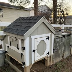 Amish Built Chicken Coop w/ Run