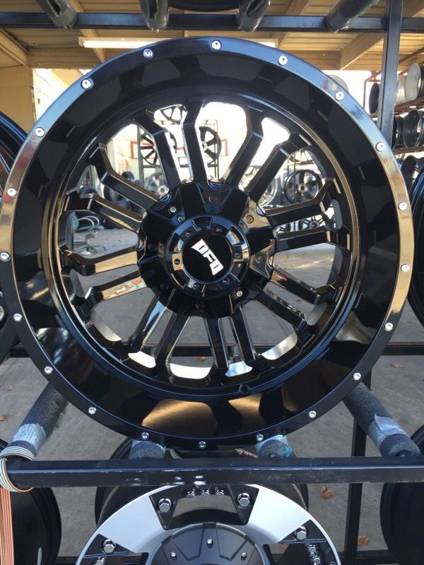 20x10 DFD wheels black