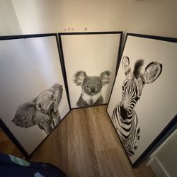 Zoo Animal Wall Art