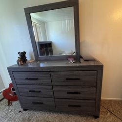 Dresser And Mirror