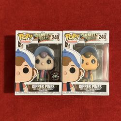 Funko Pop Disney Animation Gravity Falls Dipper Pines #240 CHASE Bundle 